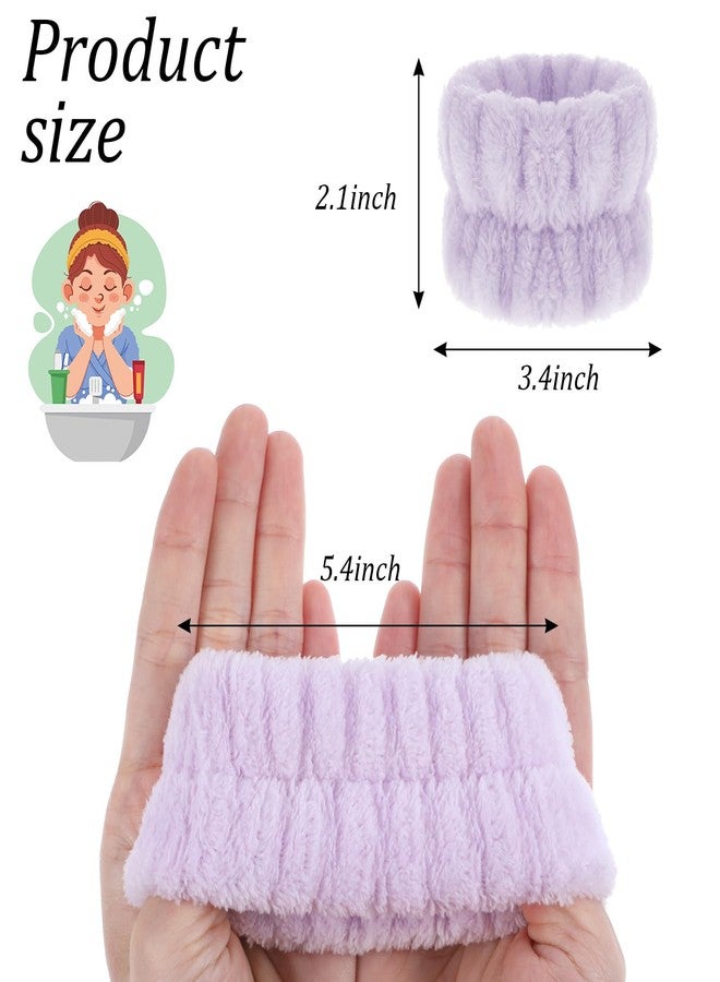 Guduling 10 Pcs Arm Bands for Washing Face,Wrist Cuffs for Washing Face,Skincare Wristbands,Faces Wash Wristband,Wrist Bands for Washings Faces for Girls Prevent Water from Spilling Down Your Arms - Image 2